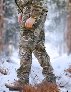 Зимовий чоловічий костюм Ріп-Стоп -20°C Утеплений бушлат та штани Мультикам 48 - зображення 7