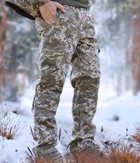 Зимний мужской костюм Рип-Стоп -20°C Утепленный бушлат и брюки Пиксель 50 - изображение 7