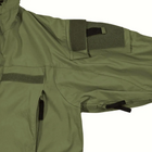 Мужская куртка с капюшоном US Gen III Level 5 MFH KL073 с водонепроницаемого материала на молнии Двухсторонняя система вентиляции с липучкой и резинкой на манжетах Olive L (Kali) - изображение 3