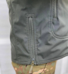 Армійська куртка Combat тканина soft-shell на флісі Оливковий M (Kali) KL008 - зображення 4