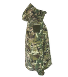 Куртка мужская демисезонная с капюшоном Kombat Tactical KL057 из водостойкого материала Kom-Tex Воротник на флисовой подкладке с регулируемым внутренним капюшоном Multicam XXL (Kali) - изображение 6
