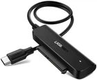 Кабель-адаптер UGREEN SATA-USB C для 2,5-дюймового SSD і жорсткого диска Black (YM1036)