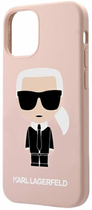 Панель CG Mobile Karl Lagerfeld Silicone Iconic для Apple iPhone 12 mini Light Pink (3700740493106) - зображення 3