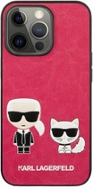 Панель CG Mobile Karl Lagerfeld Ikonik Karl&Choupette для Apple iPhone 13/13 Pro Fuchsia (3666339027278) - зображення 2