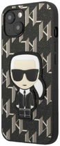 Панель CG Mobile Karl Lagerfeld Monogram Ikonik Patch для Apple iPhone 13 Black (3666339049379) - зображення 2