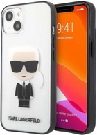 Etui CG Mobile Karl Lagerfeld Iconic Karl do Apple iPhone 13 mini Przezroczysty (3666339028015) - obraz 1