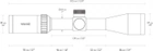 Приціл Hawke Vantage оптичний 3-9х40 сітка Mil Dot з підсвічуванням (00-00002172) - зображення 4