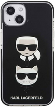 Панель CG Mobile Karl Lagerfeld Karl&Choupette Head для Apple iPhone 13 mini Black (3666339048648) - зображення 2