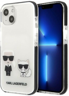 Панель CG Mobile Karl Lagerfeld Karl&Choupette для Apple iPhone 13 mini White (3666339048600) - зображення 1