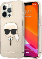 Панель CG Mobile Karl Lagerfeld Glitter Karl Head для Apple iPhone 13 Pro Max Gold (3666339027605) - зображення 2