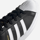 Жіночі кеди низькі Adidas Superstar W FV3286 39.5 (UK 6) Чорні (4062056831836) - зображення 10
