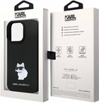 Etui CG Mobile Karl Lagerfeld Silicone C Metal Pin do Apple iPhone 13 Pro Max Czarny (3666339166304) - obraz 3