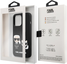 Etui CG Mobile Karl Lagerfeld Silicone Karl&Choupette do Apple iPhone 13 Pro Max Czarny (3666339027087) - obraz 3