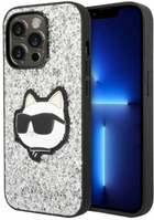 Панель CG Mobile Karl Lagerfeld Glitter Choupette Patch для Apple iPhone 14 Pro Silver (3666339099459) - зображення 2