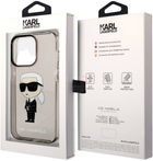 Etui CG Mobile Karl Lagerfeld Iconic Karl Lagerfeld do Apple iPhone 14 Pro Czarny (3666339087067) - obraz 1