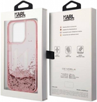 Панель CG Mobile Karl Lagerfeld Liquid Glitter Big KL для Apple iPhone 14 Pro Pink (3666339085667) - зображення 3