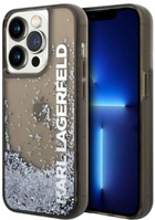 Панель CG Mobile Karl Lagerfeld Liquid Glitter Elong для Apple iPhone 14 Pro Black (3666339091569) - зображення 1