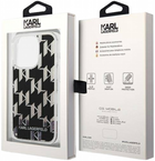 Etui CG Mobile Karl Lagerfeld Liquid Glitter Monogram do Apple iPhone 14 Pro Czarny (3666339076252) - obraz 1