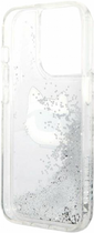 Etui CG Mobile Karl Lagerfeld Glitter Choupette Head do Apple iPhone 14 Pro Srebrny (3666339086947) - obraz 3