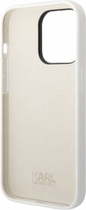 Панель CG Mobile Karl Lagerfeld Silicone Choupette для Apple iPhone 14 Pro White (3666339086787) - зображення 3