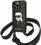 Панель CG Mobile Karl Lagerfeld Monogram Ikonik Patch для Apple iPhone 14 Pro Black (3666339098674)