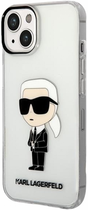 Etui CG Mobile Karl Lagerfeld Iconic Karl Lagerfeld do Apple iPhone 14 Plus Przezroczysty (3666339087098) - obraz 1
