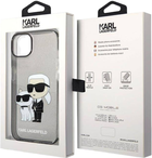 Etui CG Mobile Karl Lagerfeld Glitter Karl&Choupette do Apple iPhone 14 Plus Czarny (3666339087210) - obraz 1