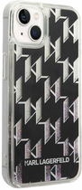 Панель CG Mobile Karl Lagerfeld Liquid Glitter Monogram для Apple iPhone 14 Plus Black (3666339076245) - зображення 2