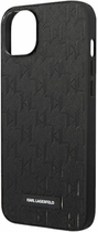 Etui CG Mobile Karl Lagerfeld Saffiano Mono Metal Logo do Apple iPhone 14 Plus Czarny (3666339085131) - obraz 2