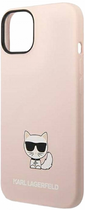 Etui CG Mobile Karl Lagerfeld Silicone Choupette Body do Apple iPhone 14 Plus Jasnorozowy (3666339076641) - obraz 2