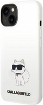 Etui CG Mobile Karl Lagerfeld Silicone Choupette do Apple iPhone 14 Plus Bialy (3666339086770) - obraz 2