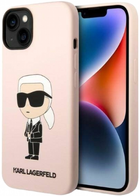 Etui CG Mobile Karl Lagerfeld Silicone Iconic do Apple iPhone 14 Plus Rozowy (3666339098629) - obraz 1