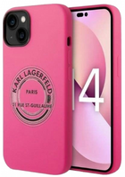 Панель CG Mobile Karl Lagerfeld Silicone RSG для Apple iPhone 14 Plus Pink (3666339085735) - зображення 1