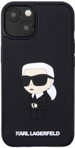 Etui CG Mobile Karl Lagerfeld Rubber Iconic 3D do Apple iPhone 14 Czarny (3666339122621) - obraz 2