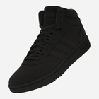 Sneakersy męskie na platformie wysokie Adidas Hoops 3.0 Mid GV6683 42 (UK 8) Czarne (4065425390620) - obraz 3