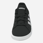 Підліткові кеди для хлопчика Adidas Grand Court 2.0 K GW6503 38.5 (UK 6) Чорні (4065426180909) - зображення 5