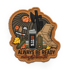 Нашивка 5.11 Tactical Always Be Thankful Patch Orange (92022-461) - зображення 1