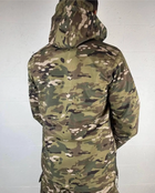 Военная мужская куртка Accord Soft-shell на флисе Мультикам L (Kali) - изображение 3