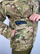 Армейская водонепроницаемая теплосберегающая мужская куртка Мультикам M (Kali) - изображение 6