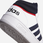 Trzewiki męskie wysokie sznurowane Adidas Hoops 3.0 Mid GY5543 45.5 Białe (4064053694223) - obraz 17