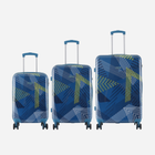 Набір валіз на 4 коліщатках 3 шт Semi Line T5652-0 Синій (5903563565205) - зображення 2