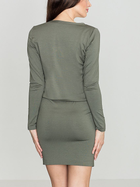 Сукня жіноча Lenitif K334 L Оливково-зелена (5902194326131) - зображення 2