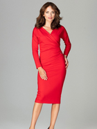 Сукня жіноча Lenitif K477 M Червона (5902194352093) - зображення 4
