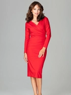 Sukienka damska Lenitif K477 M Czerwona (5902194352093) - obraz 5