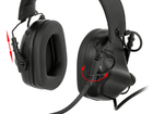 Earmor - Активні навушники M32 Tactical Mod 3 Communication Headset - Black - зображення 6