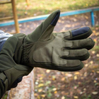 Тактичні зимові рукавички для ЗСУ, Армійські зимові рукавички на флісі - зображення 4