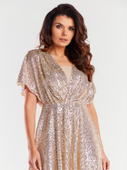 Сукня жіноча Awama A488 L Золотиста (5902360565630) - зображення 5