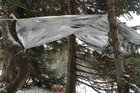 Двустороннее термо одеяло 12 мкм - водонепроницаемое - туристическое - спасательное - 140 х 210 см - изображение 11
