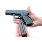 Детский страйкбольный пистолет Glock 17 металлический с шариками Galaxy G15 6мм - изображение 4