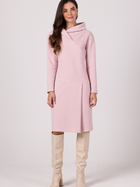 Sukienka tunika damska BeWear B270 M Pudrowo-różowa (5905563718469) - obraz 1